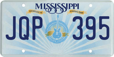 MS license plate JQP395