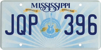 MS license plate JQP396