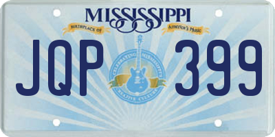 MS license plate JQP399