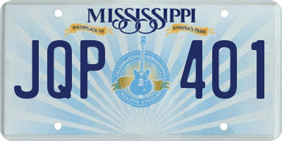 MS license plate JQP401