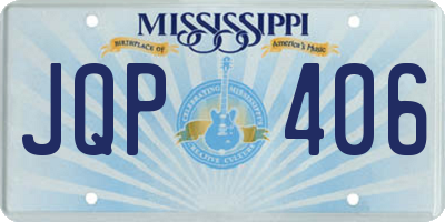 MS license plate JQP406