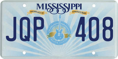 MS license plate JQP408