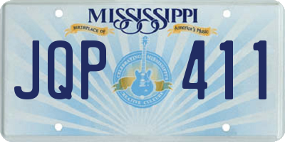 MS license plate JQP411