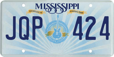 MS license plate JQP424
