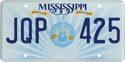 MS license plate JQP425