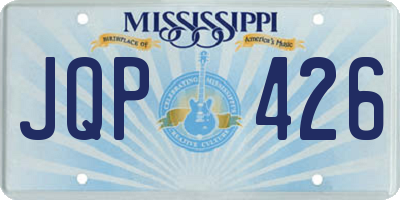 MS license plate JQP426
