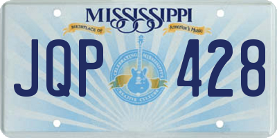 MS license plate JQP428