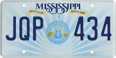 MS license plate JQP434