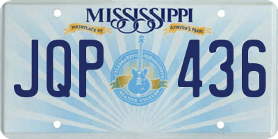 MS license plate JQP436