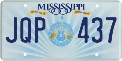MS license plate JQP437