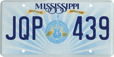 MS license plate JQP439