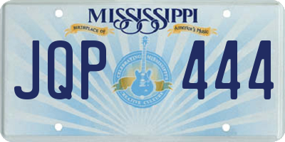 MS license plate JQP444