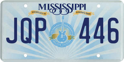 MS license plate JQP446