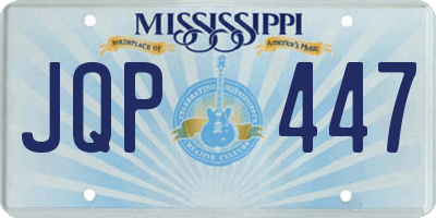 MS license plate JQP447