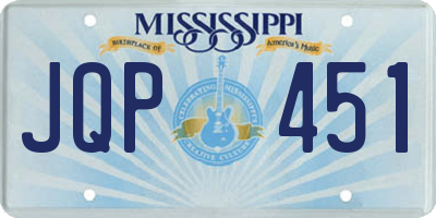 MS license plate JQP451