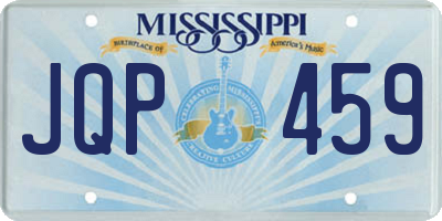 MS license plate JQP459