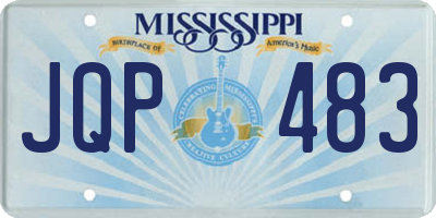MS license plate JQP483