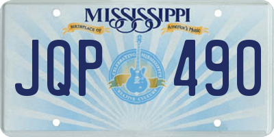 MS license plate JQP490