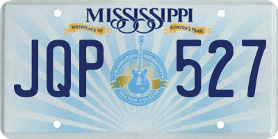 MS license plate JQP527