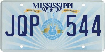 MS license plate JQP544