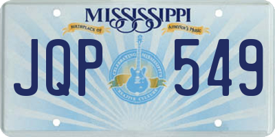 MS license plate JQP549