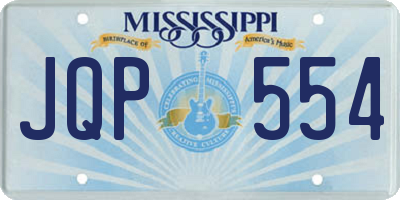 MS license plate JQP554