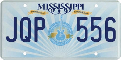 MS license plate JQP556