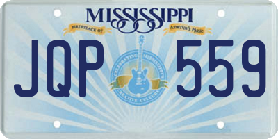 MS license plate JQP559