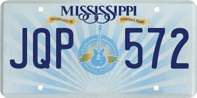 MS license plate JQP572