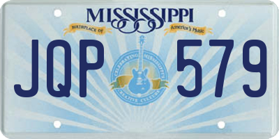 MS license plate JQP579