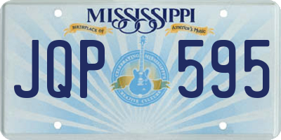 MS license plate JQP595