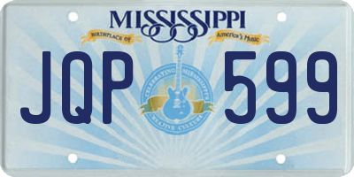 MS license plate JQP599