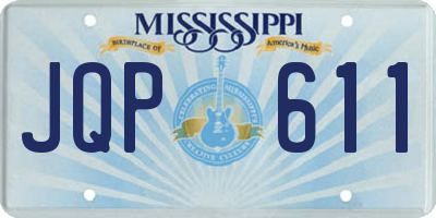 MS license plate JQP611