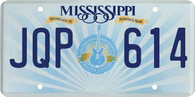 MS license plate JQP614