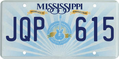 MS license plate JQP615