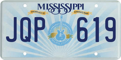 MS license plate JQP619