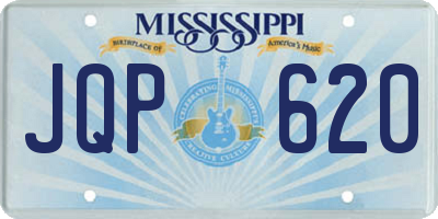 MS license plate JQP620