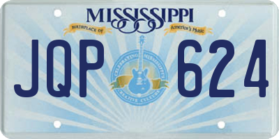 MS license plate JQP624