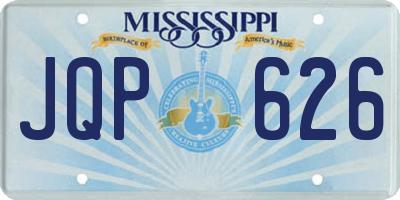 MS license plate JQP626