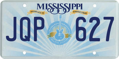 MS license plate JQP627