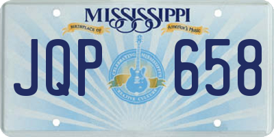 MS license plate JQP658