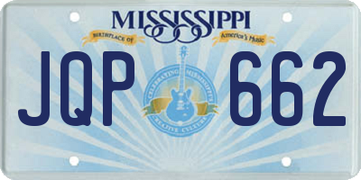 MS license plate JQP662