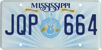MS license plate JQP664