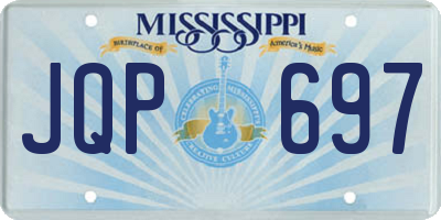 MS license plate JQP697