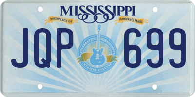 MS license plate JQP699