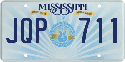 MS license plate JQP711