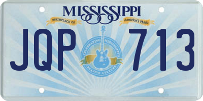 MS license plate JQP713