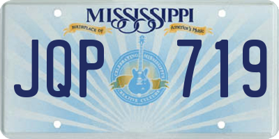 MS license plate JQP719