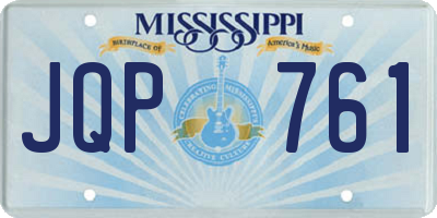 MS license plate JQP761