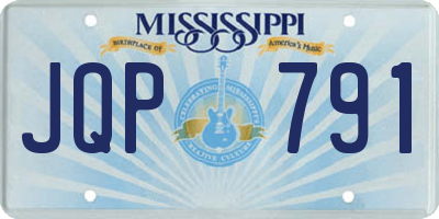 MS license plate JQP791
